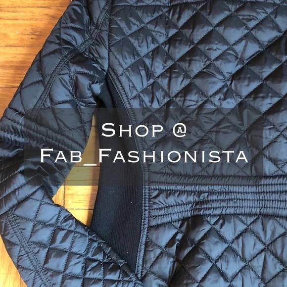 Zara Black quilted jacket Coat size small - Picture 4 of 8